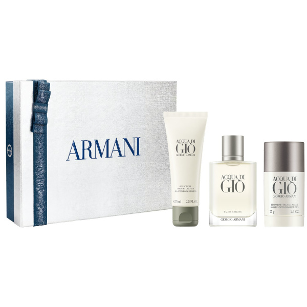 Armani Acqua di Giò Homme dárkový set (toaletní voda 50 ml + sprchový gel 75 ml + deodorant 75 g) 1 ks