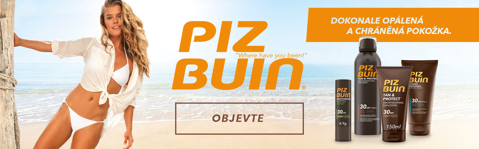 Pro všechny milovníky slunce poskytuje značka PIZ BUIN sluneční péči již 70 let.