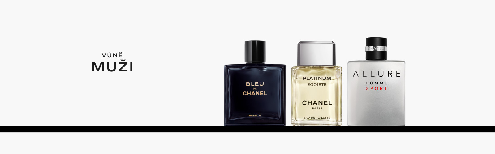 Chanel - nový banner vůně pánské červenec 2024
