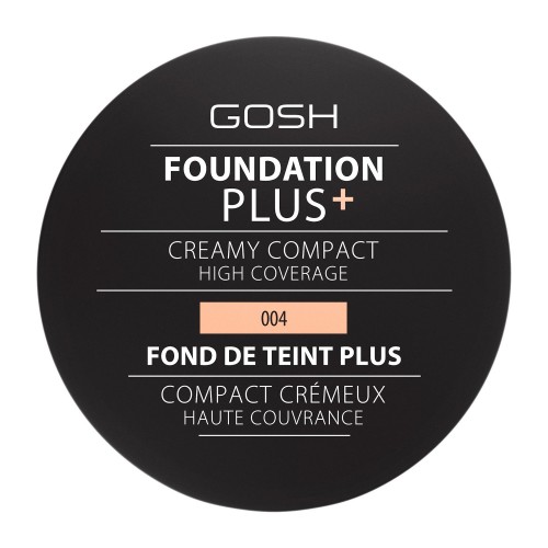 GOSH COPENHAGEN Foundation Plus+ Creamy Compact make-up - 004 Natural 9 g