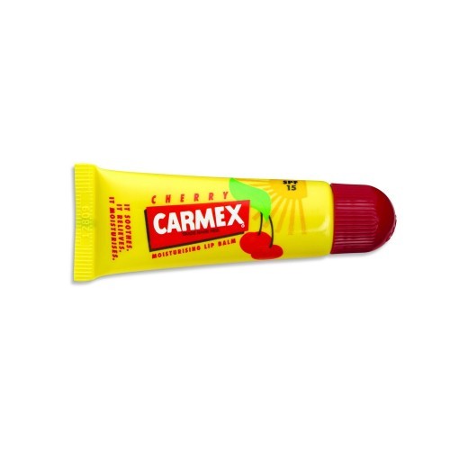 Carmex Carmex Original Cherry Tube SPF15 ochranný a zklidňující balzám na suché a popraskané rty - třešňová příchuť 10g
