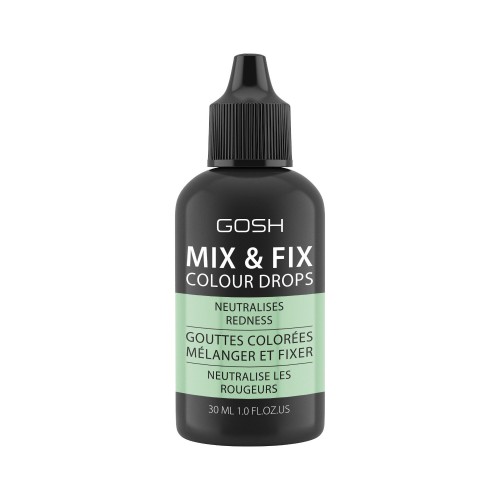GOSH COPENHAGEN Mix & Fix Colour Drops barevné korekční kapky - 002 Green 30 ml
