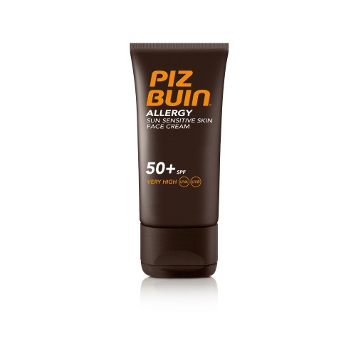 Piz Buin Sun Sensitive Skin Face Cream SPF 50 krém na obličej na opalování SPF 50+ 50 ml
