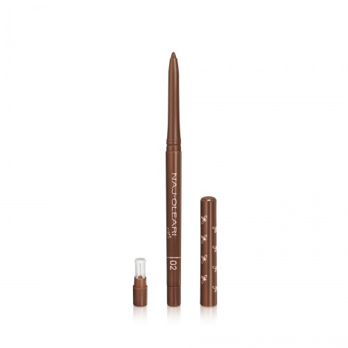 Levně Naj-Oleari Irresistible Eyeliner & Kajal kajalová tužka a oční linky 2v1 - 02 golden brown 0,35g
