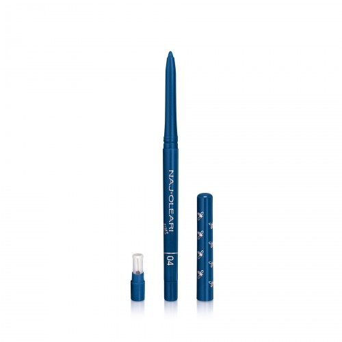 Levně Naj-Oleari Irresistible Eyeliner & Kajal kajalová tužka a oční linky 2v1 - 04 pearly midnight blue 0,35g