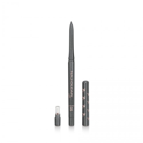 Levně Naj-Oleari Irresistible Eyeliner & Kajal kajalová tužka a oční linky 2v1 - 05 steel 0,35g