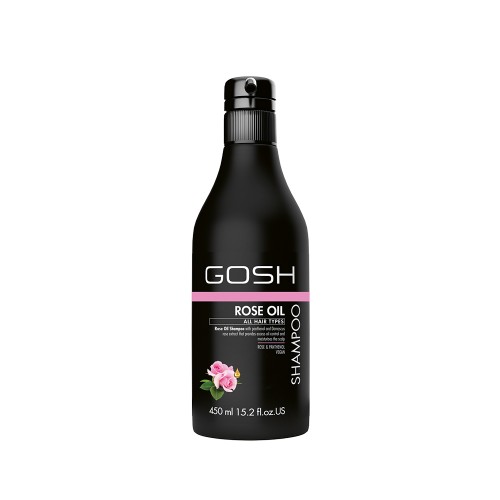 Levně GOSH COPENHAGEN Rose Oil Shampoo jemný vlasový šampon 450 ml