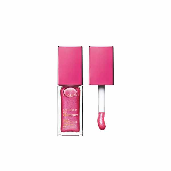 Levně Clarins Lip Comfort Oil Shimmer olej na rty s vícerozměrným leskem - 05 - Pretty in Pink 7 ml