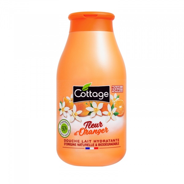 Cottage Moisturizing Shower Milk - Orange Blossom sprchové mléko 97% přírodní 250 ml