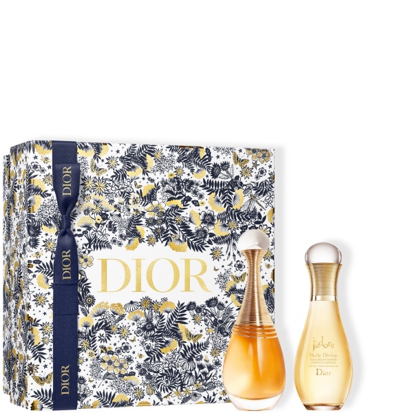 Dior J'adore Eau de Parfum Infinissime dárková sada – parfémovaná voda Infinissime 50 ml & Huile Divine 75 ml dámská