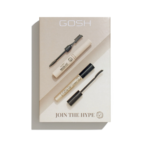 GOSH COPENHAGEN Join The Hype Gift Box set řasenky a laminačního gelu na obočí