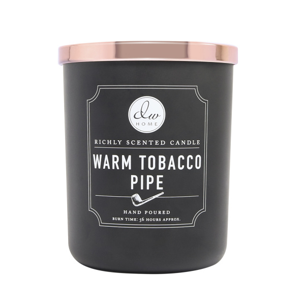 DW Home Warm Tobacco Pipe vonná svíčka s vůní tabáku a dřevitých tónů 425,53 g