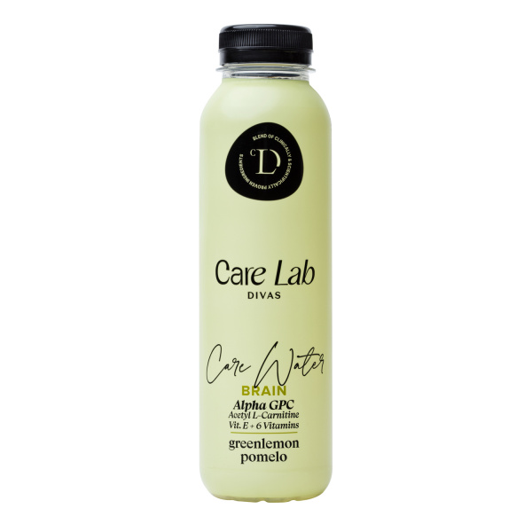 Care Lab Care Water Brain green lemon-pomelo funkční nápoj 400 ml