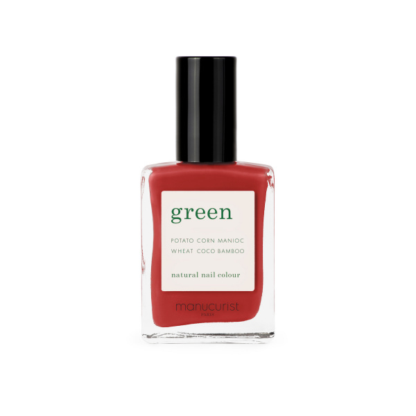 Levně Manucurist Green lak na nehty - Poppy Red 15 ml