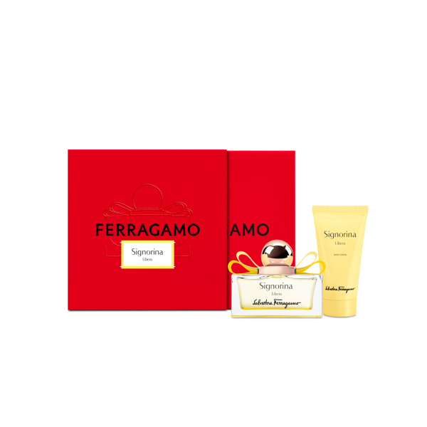 Levně Salvatore Ferragamo Signorina Libera dámský set - parfémová voda 50 ml, tělové mléko 50 ml