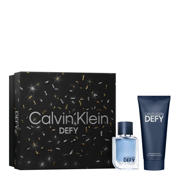 Levně Calvin Klein Calvin Klein Defy EDT dárkový set (toaletní voda 50ml + sprchový gel 100ml)