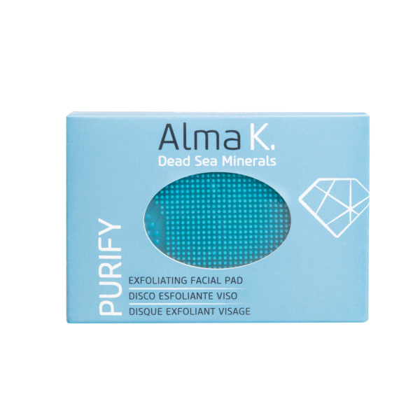 Alma K. Exfoliating Facial Pad čisticí houbička na obličej, silikonová 1 ks