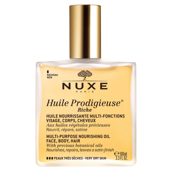 Nuxe Huile Podigieuse® Bohatý multifunkční suchý olej multifunkční suchý olej na pleť, tělo a vlasy 100 ml