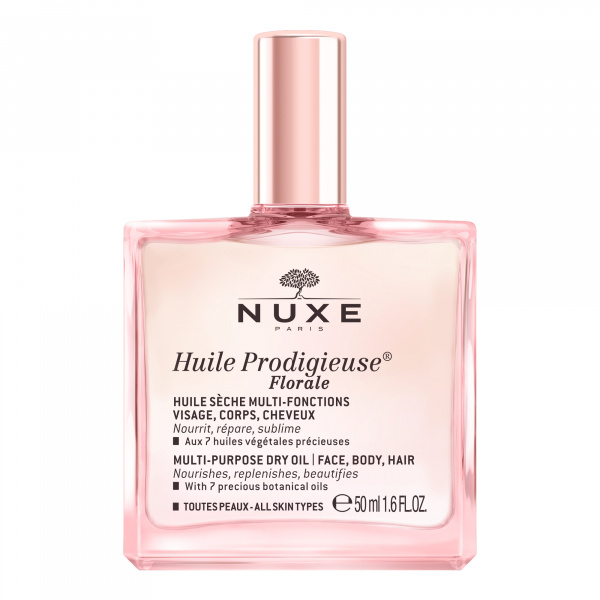 Nuxe Huile Podigieuse® Floral Multifunkční suchý olej s vůní květin multifunkční suchý olej na pleť, tělo a vlasy 50 ml