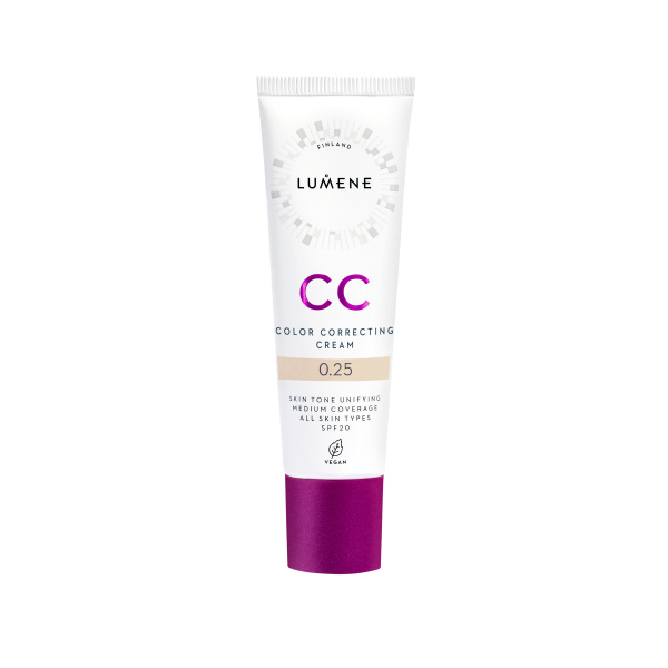 Lumene CC Color Correcting Cream SPF20 tónovaný pleťový CC krém - 0.25 30 ml