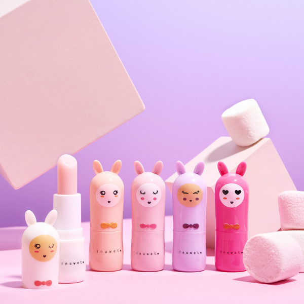Inuwet Lip Balm Peach - Light Pink - fotografie 3