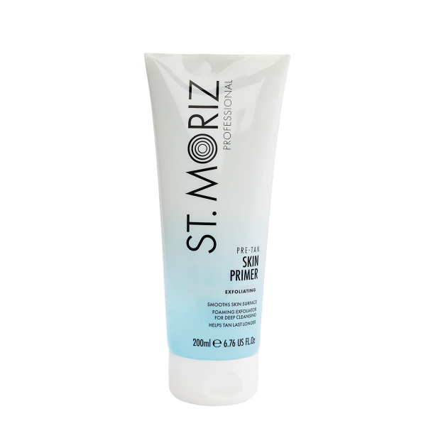 Levně ST. MORIZ Professional Pre-Tan Skin Primer exfoliační peeling pro přípravu pokožky 200 ml